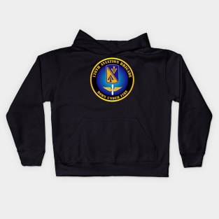 128th Aviation Brigade - Born Under Fire Kids Hoodie